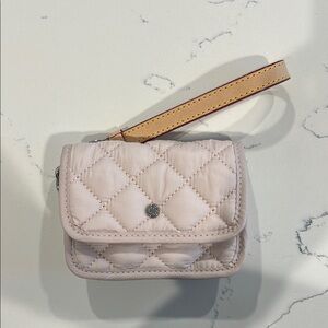 MZ Wallace Metro Snap Card Case/Wristlet in Rose